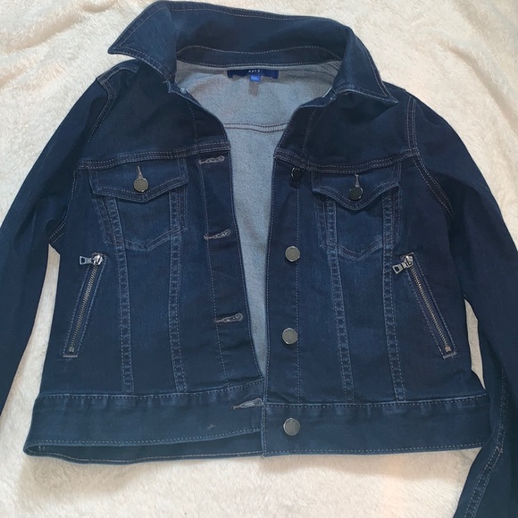 Apt. 9 Jackets & Blazers - Apt. 9 dark blue jean jacket